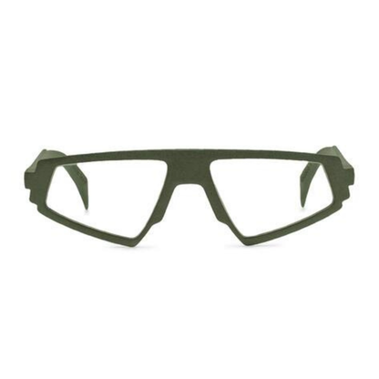 Stone 3D Voodoo unisex geometric optical frame with bold full-rim design and contemporary styling. Front view 