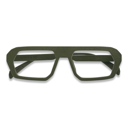 Stones 3D Belfast unisex square optical frame with premium full-rim designer styling