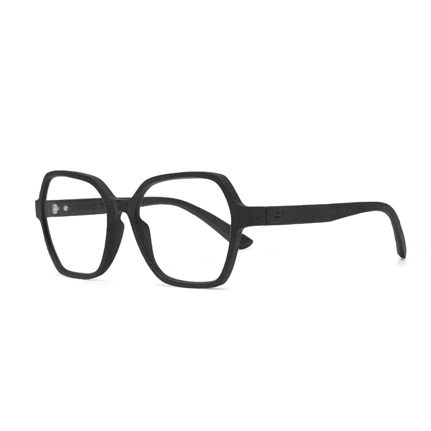 Stones 3D Kera unisex square optical frame with premium full-rim designer styling