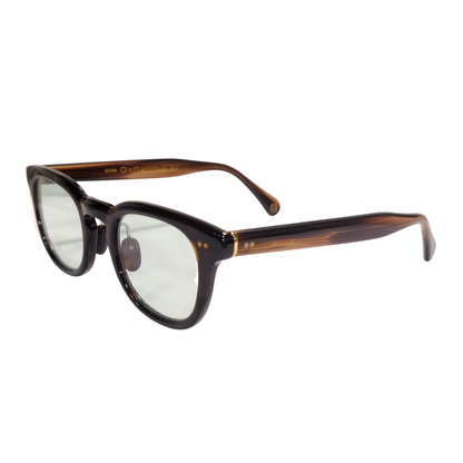 Super Sung SK1049 unisex acetate square sunglasses three quarter view
