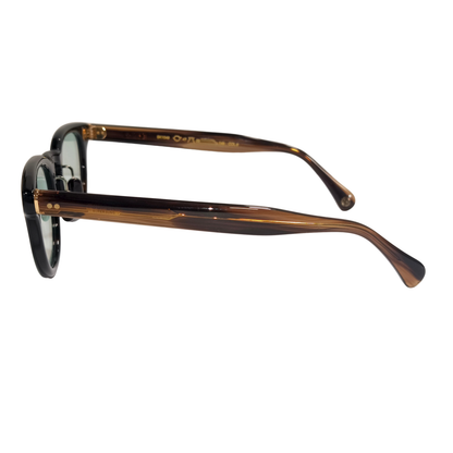 Super Sung SK1049 unisex acetate square sunglasses side temple profile