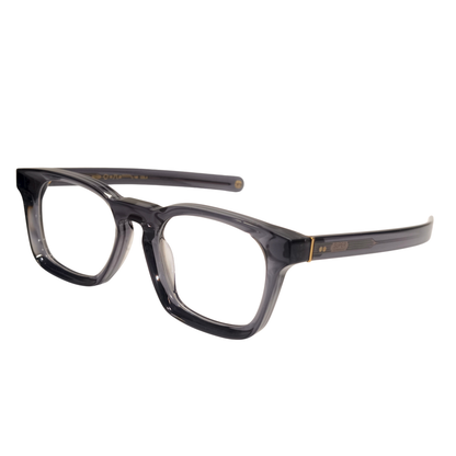 Super Sung SK1053 unisex acetate square optical frame three-quarter view