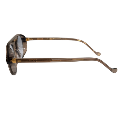 Super Sung SK1054 unisex acetate pilot sunglasses side and temple profile