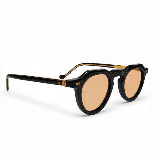 Super Sung SK1055 unisex acetate-style round full-rim sunglasses front view