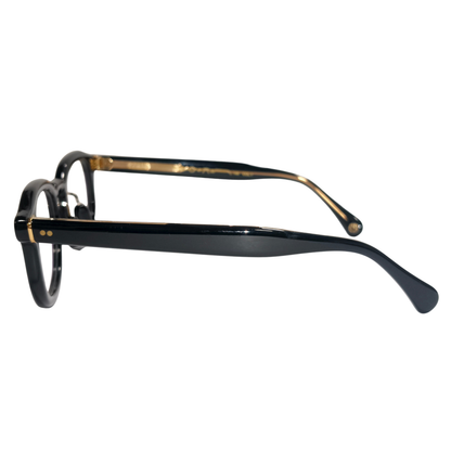Super Sung SK1057 unisex acetate round square optical frame side and temple profile