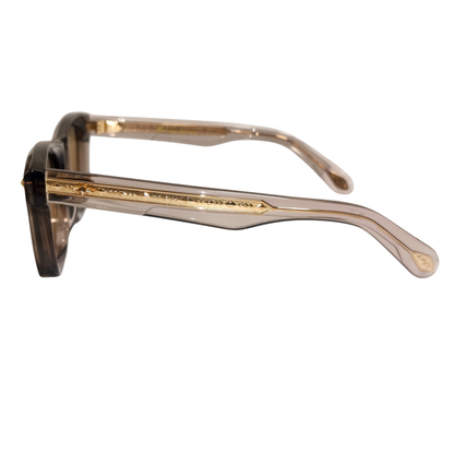 Super Sung SK1090 unisex acetate square sunglasses side temple profile