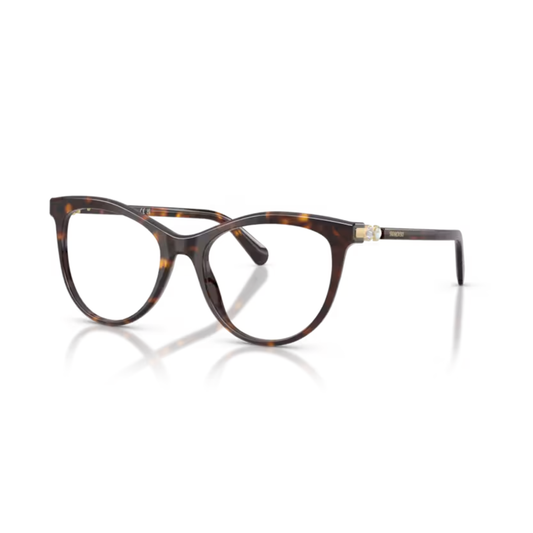 Swarovski SK2064 women’s round optical frame with premium acetate construction and crystal-inspired luxury styling