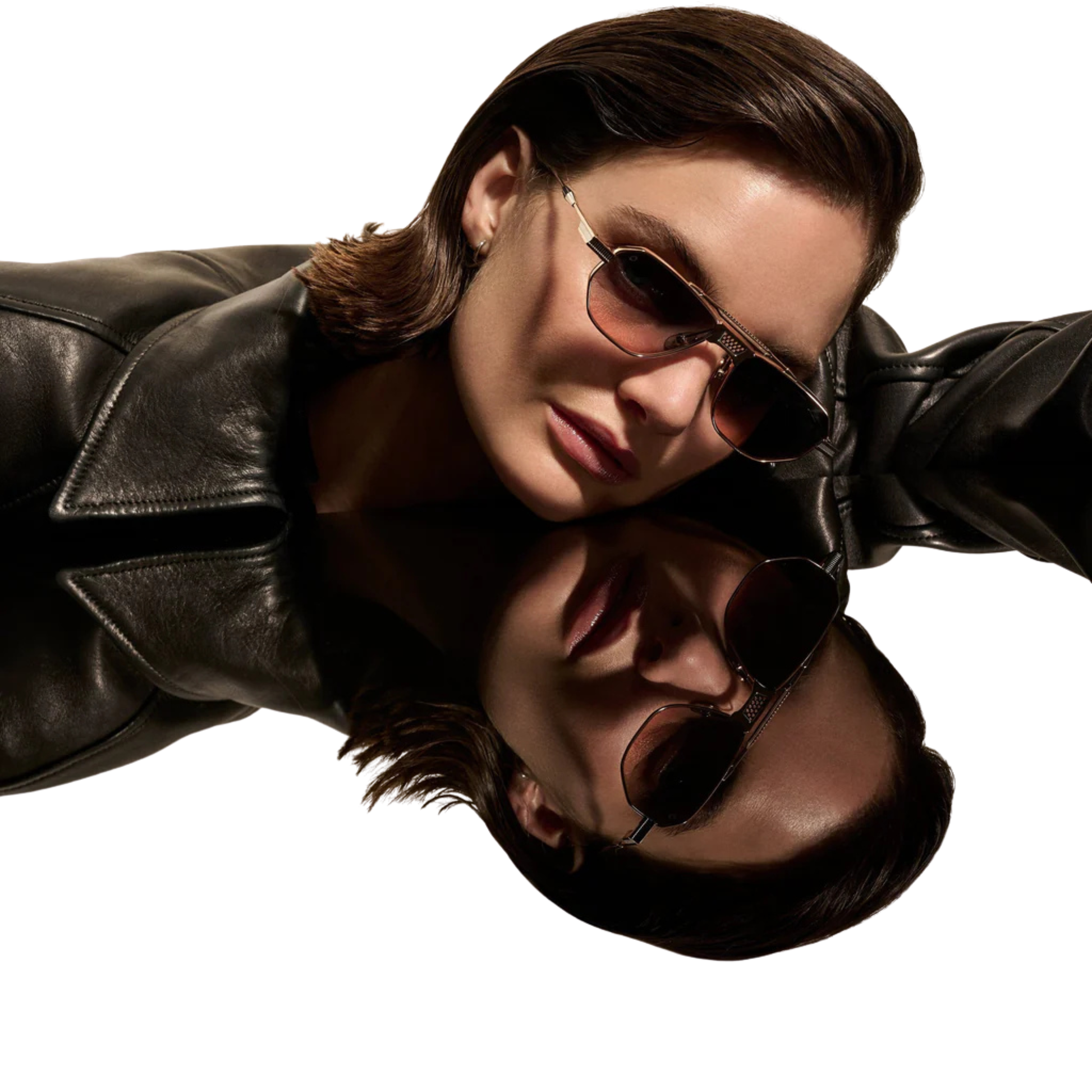 T Henri Longtail unisex titanium aviator sunglasses with luxury motorsport inspired designer styling