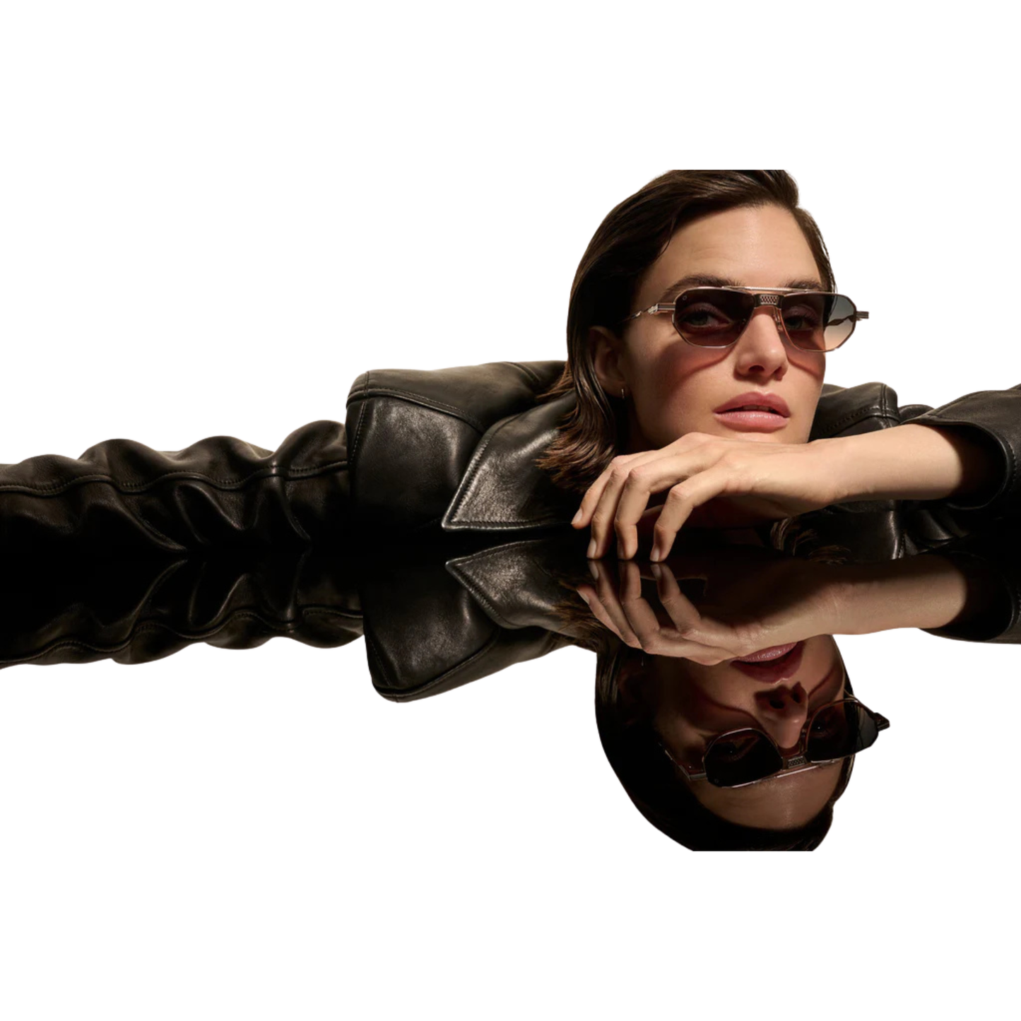 T Henri Longtail unisex titanium aviator sunglasses with luxury motorsport inspired designer styling