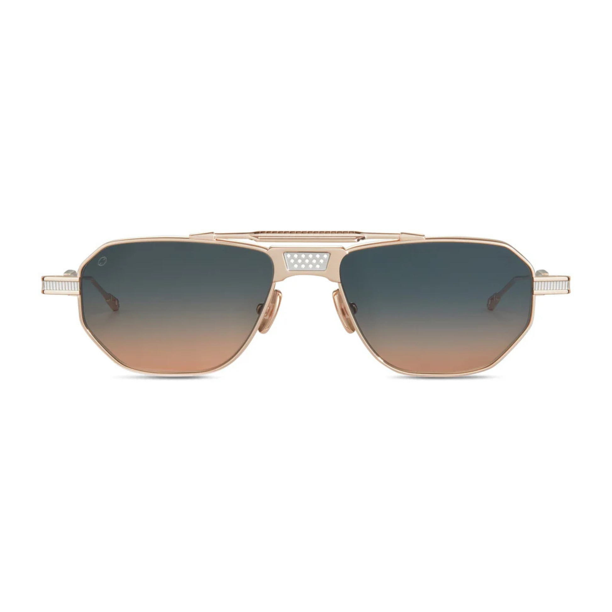 T Henri Longtail unisex titanium aviator sunglasses with luxury motorsport inspired designer styling