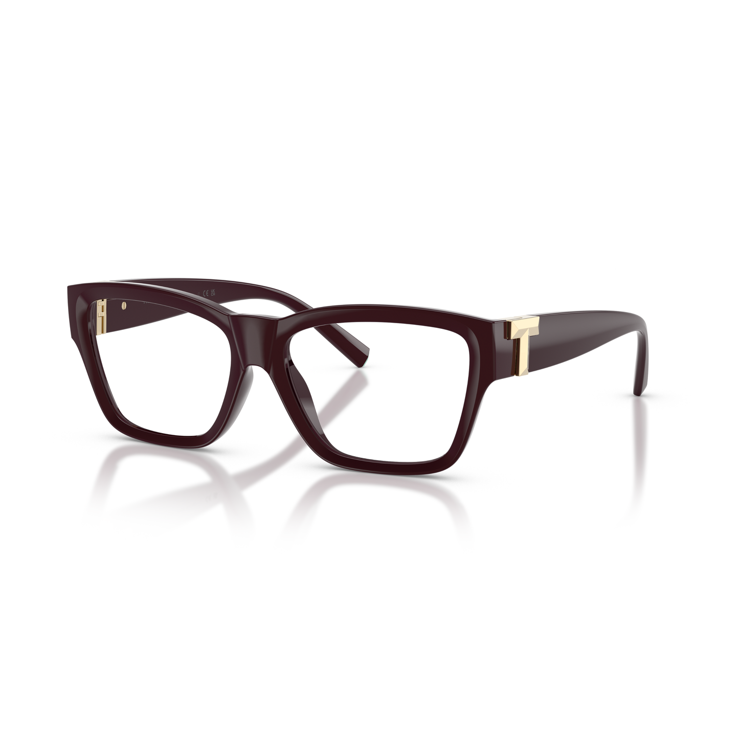 Tiffany & Co. women’s cat-eye optical frame with luxury acetate designer styling