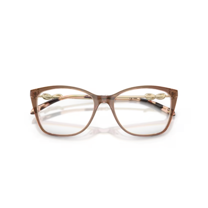 Tiffany & Co. TF2160B women's cat-eye metal optical frame with elegant full-rim luxury design.