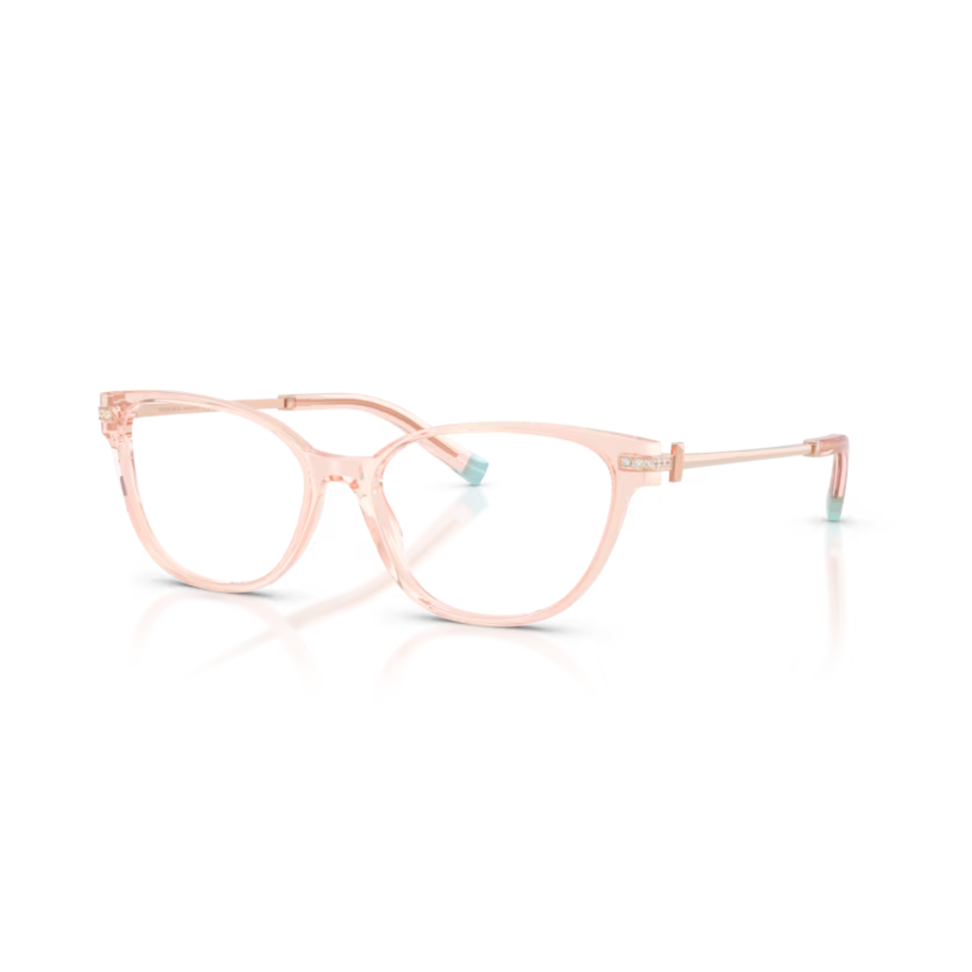 Tiffany & Co TF2223B women acetate cat-eye eyeglasses with elegant designer styling
