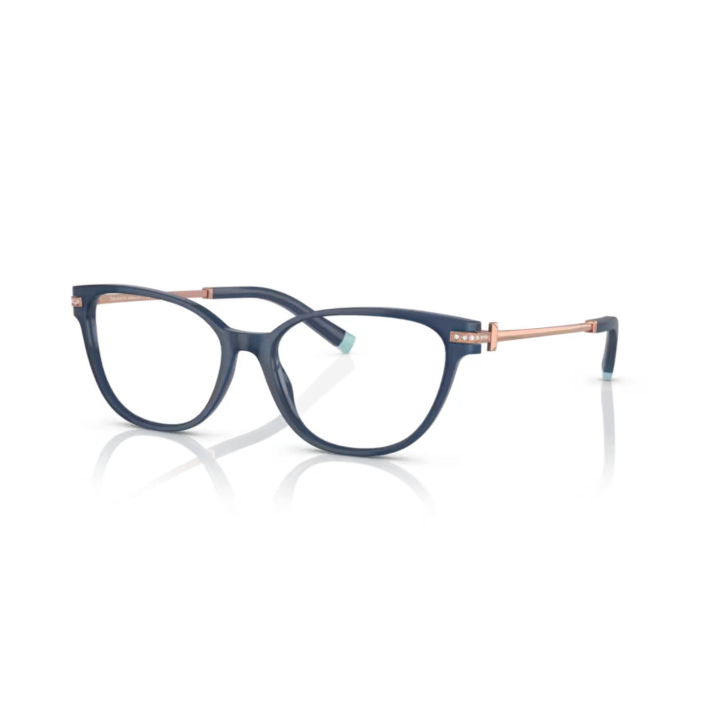 Tiffany & Co TF2223B women acetate cat-eye eyeglasses with elegant designer styling