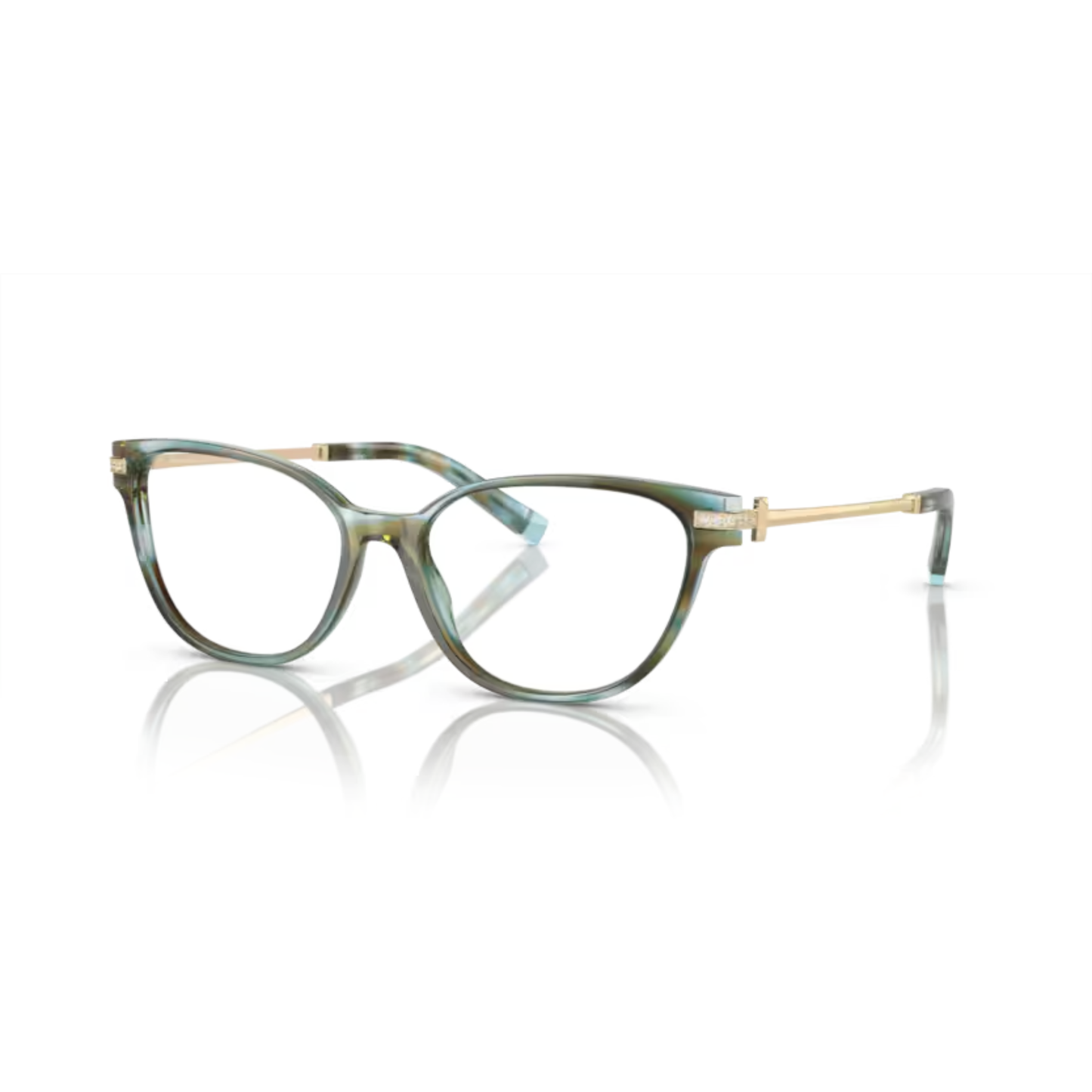 Tiffany & Co TF2223B women acetate cat-eye eyeglasses with elegant designer styling
