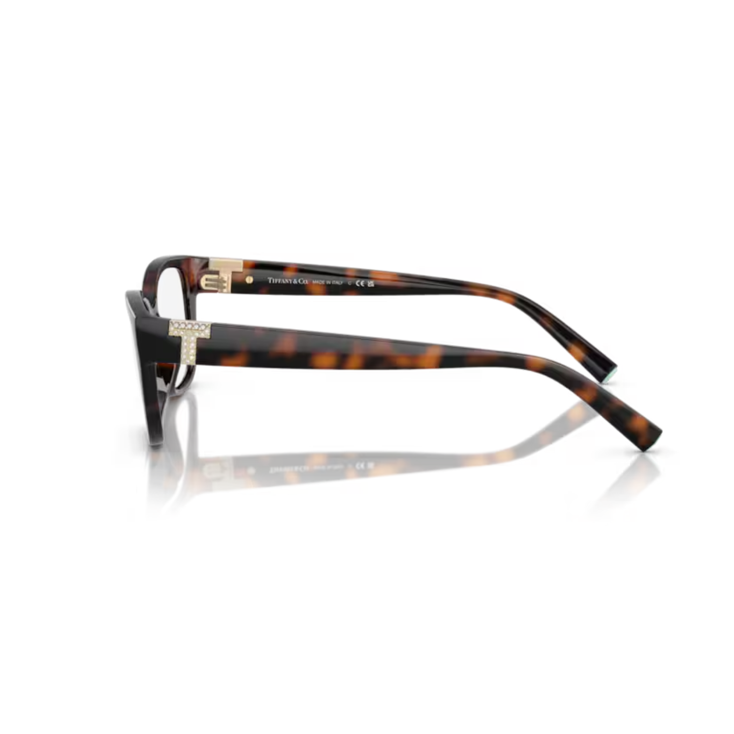 Tiffany & Co. TF2254BU women's square acetate optical frame with premium full-rim luxury design.