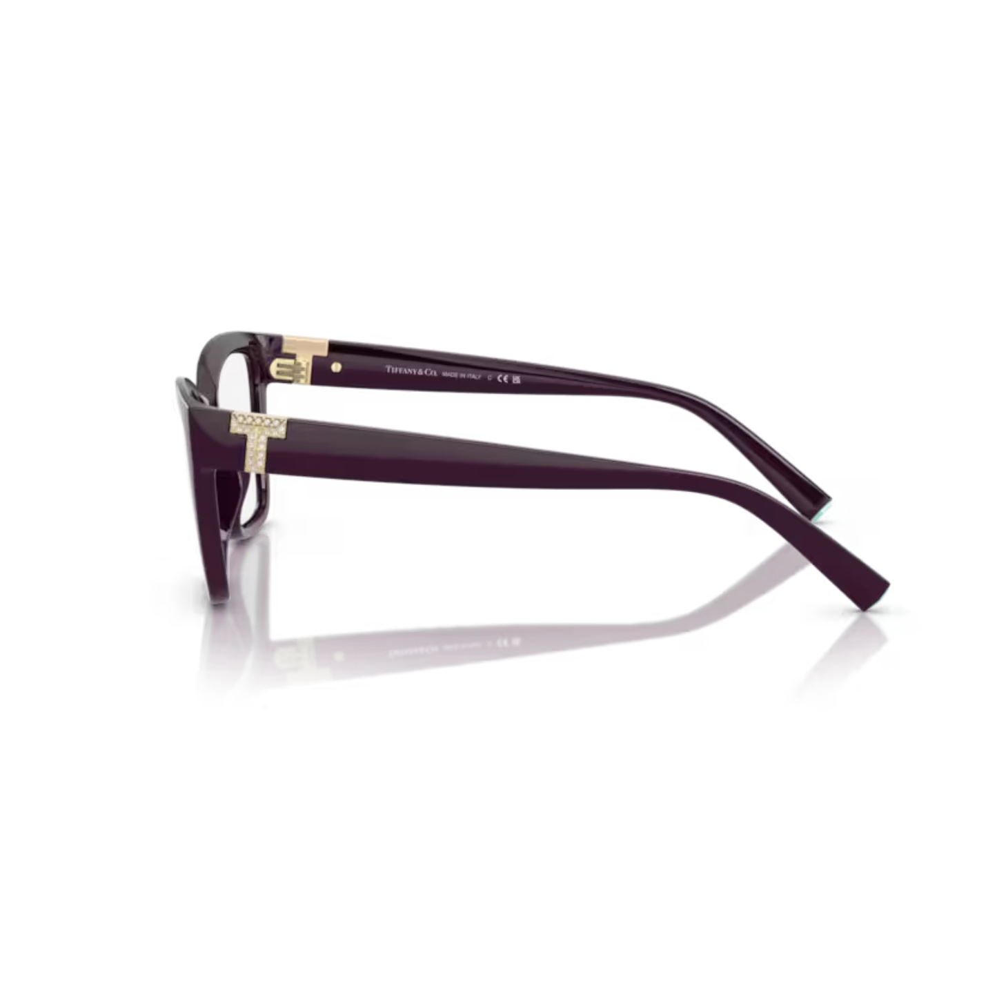 Tiffany & Co. TF2257BU women's square acetate optical frame with premium full-rim luxury styling.