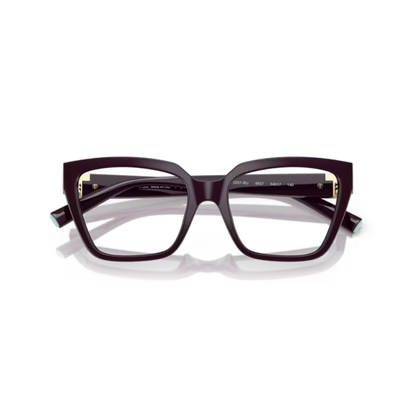 Tiffany & Co. TF2257BU women's square acetate optical frame with premium full-rim luxury styling.