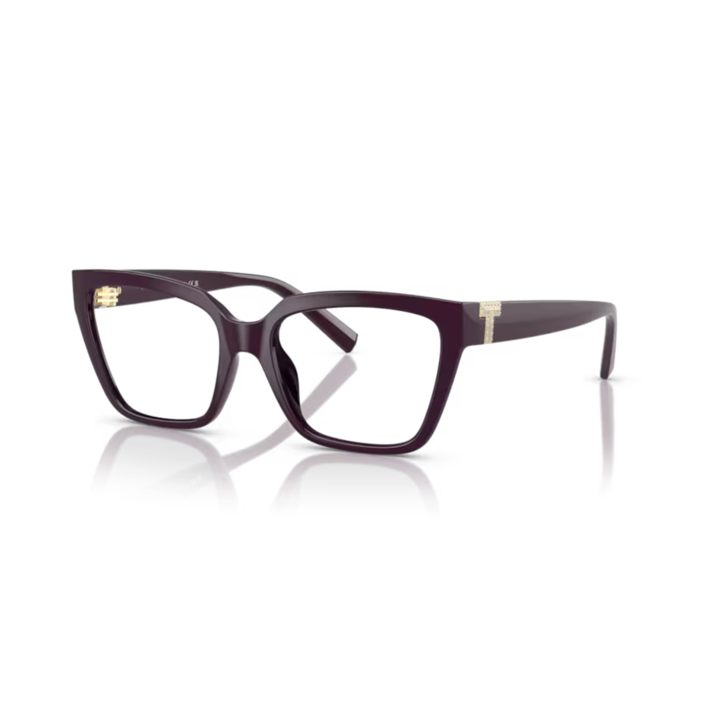 Tiffany & Co. TF2257BU women's square acetate optical frame with premium full-rim luxury styling.