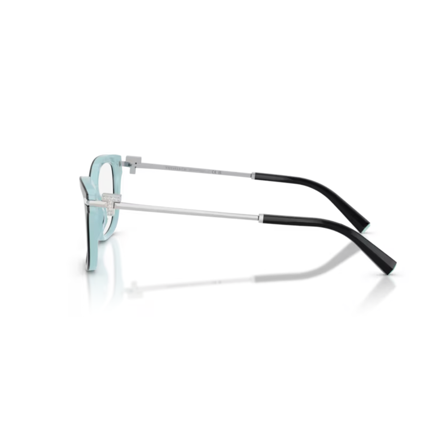 Tiffany & Co. TF2288B women's cat-eye metal optical frame with elegant full-rim luxury styling.