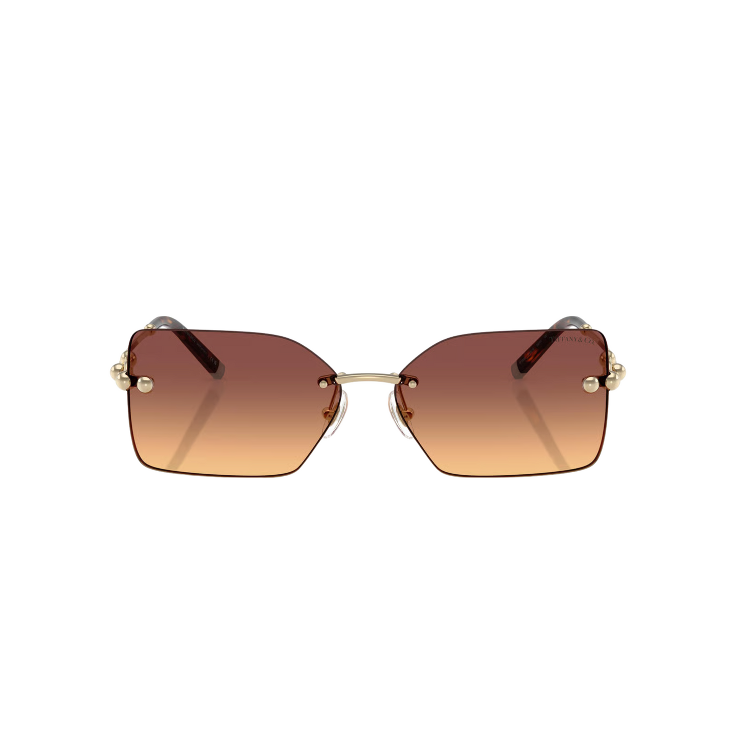 Tiffany & Co TF3088 women metal rectangle sunglasses with elegant luxury designer styling