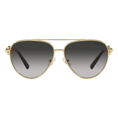 Tiffany & Co TF3092 women metal aviator sunglasses with elegant luxury designer styling