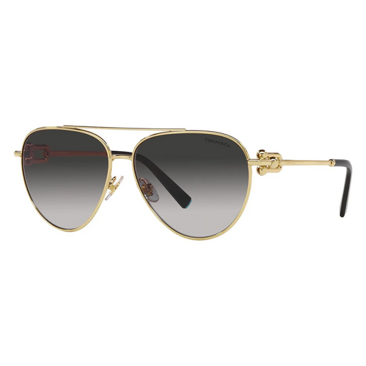 Tiffany & Co TF3092 women metal aviator sunglasses with elegant luxury designer styling