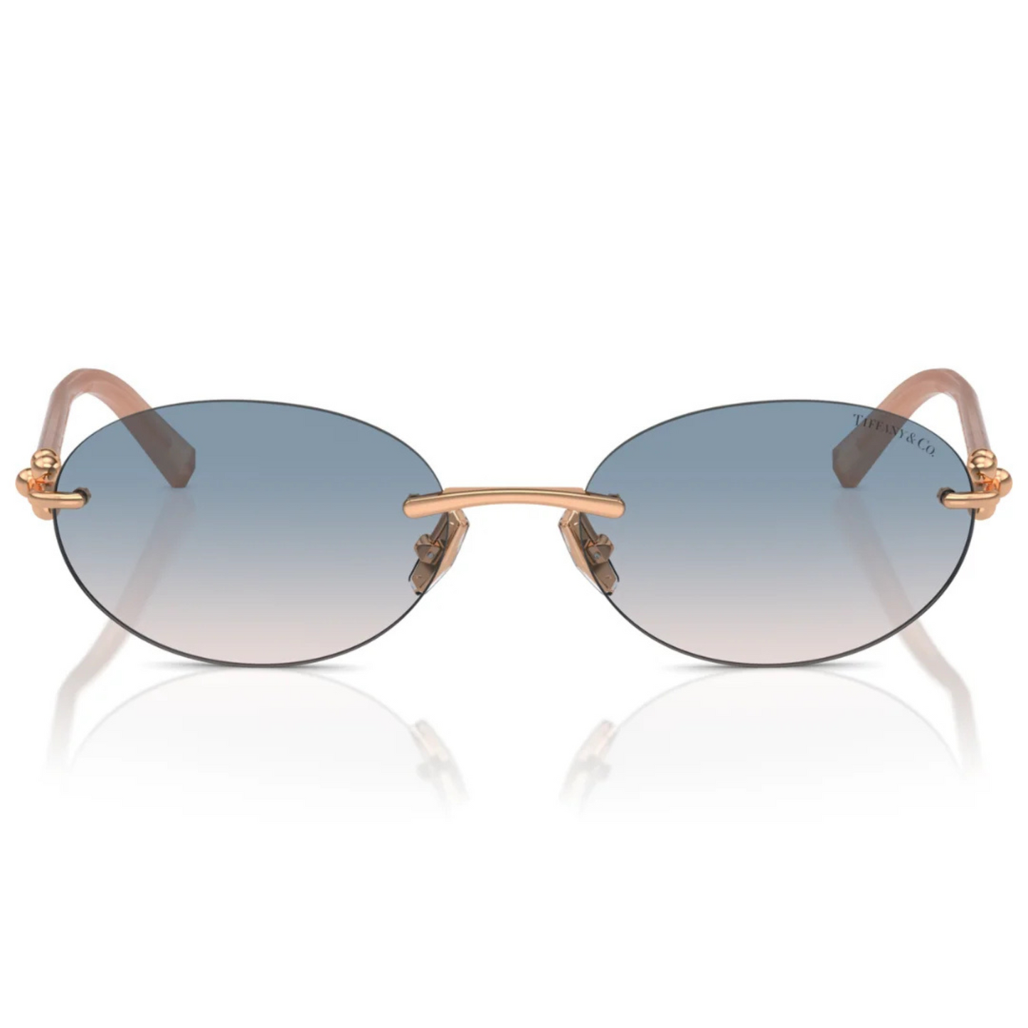 Tiffany & Co. TF3104D women’s metal oval sunglasses