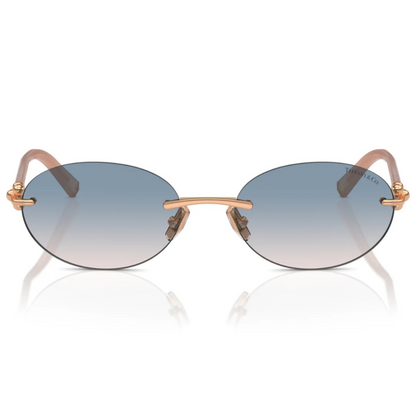 Tiffany & Co. TF3104D women’s metal oval sunglasses