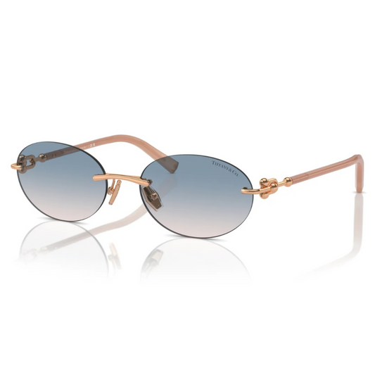 Tiffany & Co. TF3104D women’s metal oval sunglasses