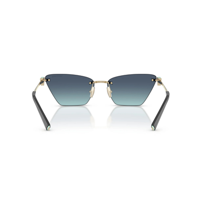 Tiffany TF3120 60219S womens metal butterfly sunglasses hinge and temple detail