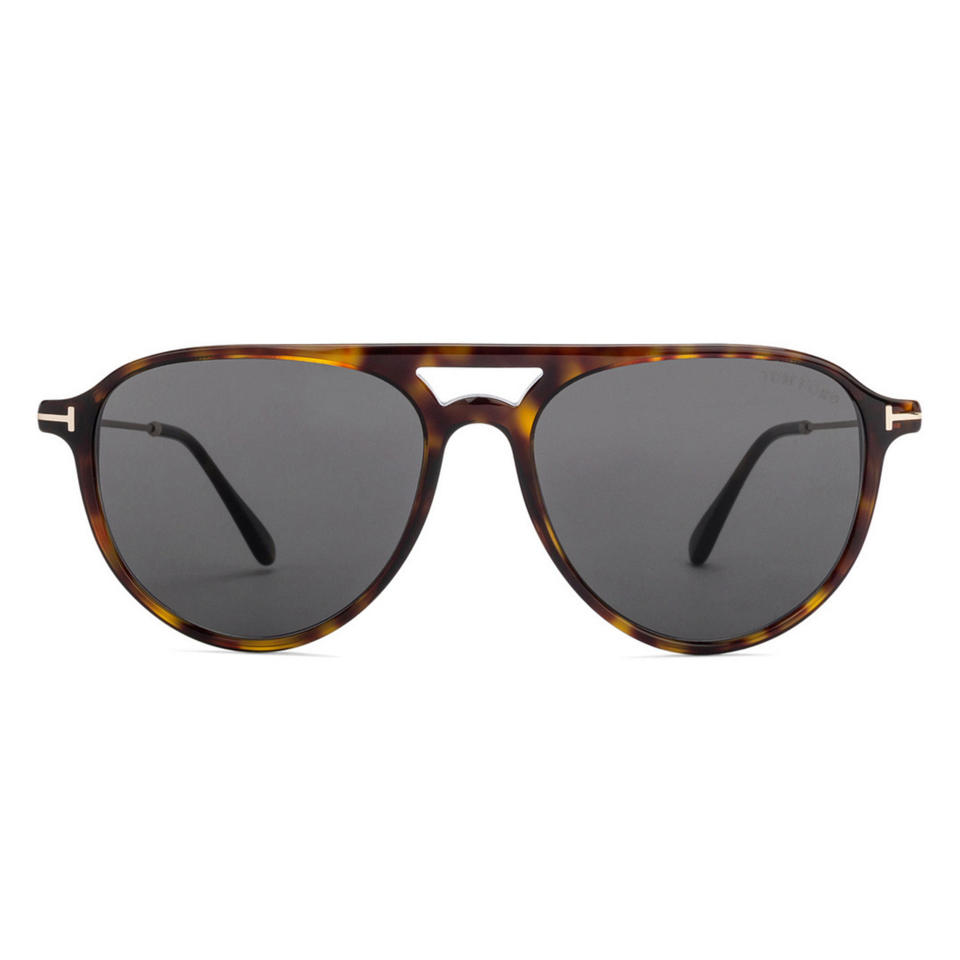 Tom Ford FT0587/S unisex acetate metal aviator sunglasses side temple profile