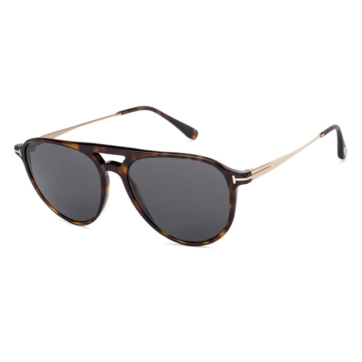 ALT text:
Tom Ford FT0587/S unisex acetate metal aviator full-rim sunglasses front view