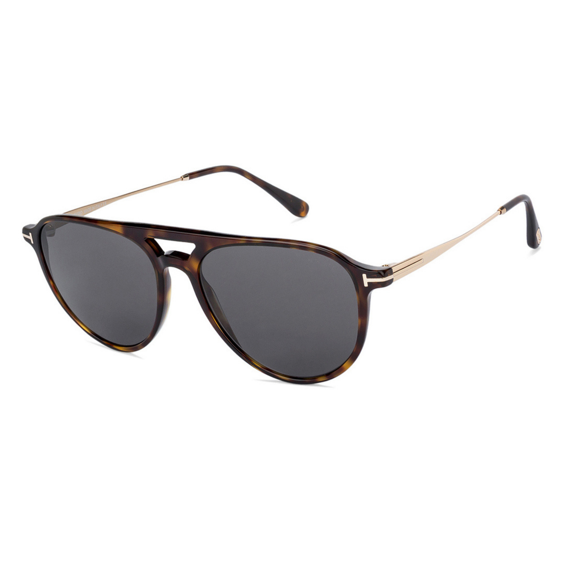 ALT text:
Tom Ford FT0587/S unisex acetate metal aviator full-rim sunglasses front view