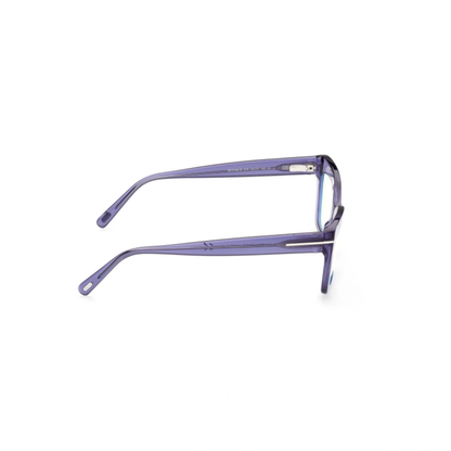 Tom Ford FT5766-B women's acetate cat-eye optical frame, three-quarter view