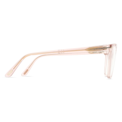 Tom Ford FT5812-B women's acetate cat-eye optical frame, three-quarter angle