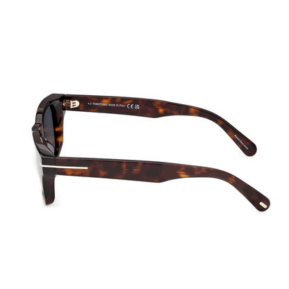 Tom Ford TF1357S CALEB-02 unisex square sunglasses with premium designer styling and UV-protective lenses.