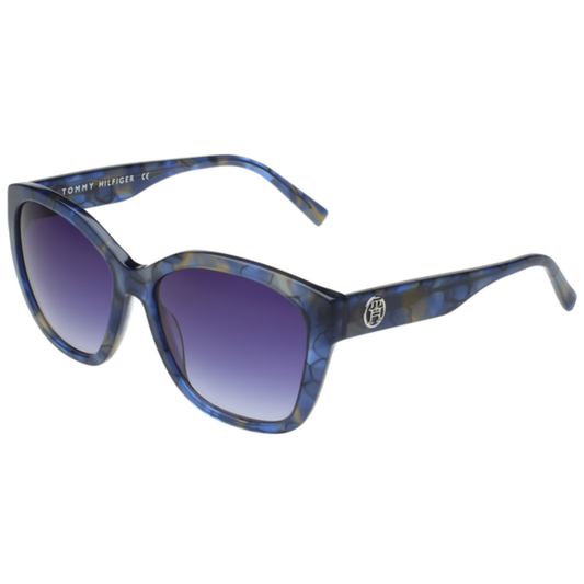 Tommy Hilfiger TH2634 women's cat-eye acetate sunglasses with a lightweight full-rim frame and UV-protective lenses.