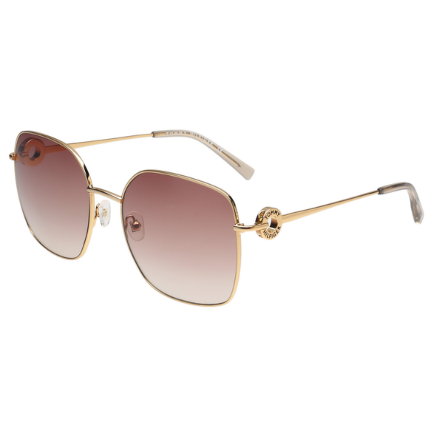 Tommy Hilfiger TH2651 women's square metal sunglasses with a lightweight premium frame and UV-protective lenses.
