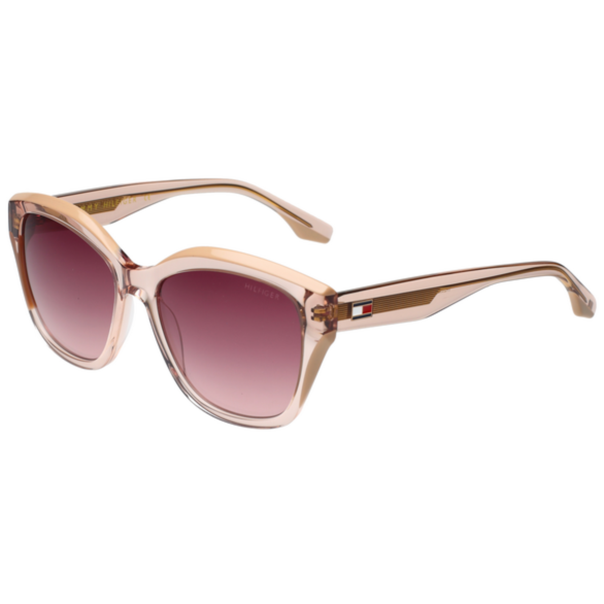 Tommy Hilfiger TH2652 women's cat eye acetate sunglasses featuring premium full-rim construction with UV-protective lenses.