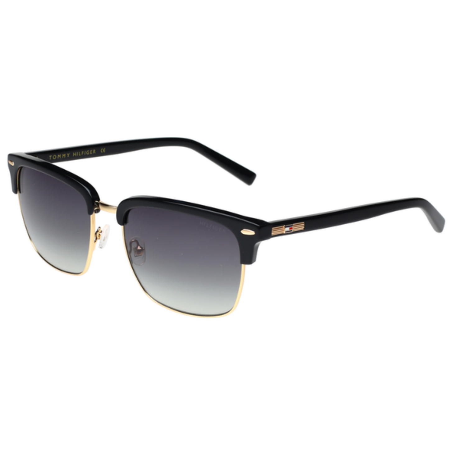 Tommy Hilfiger TH2656 men's Clubmaster acetate sunglasses with a premium full-rim frame and UV-protective lenses.