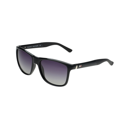 Tommy Hilfiger TH7203PL unisex square sunglasses with polarized lenses and premium designer style
