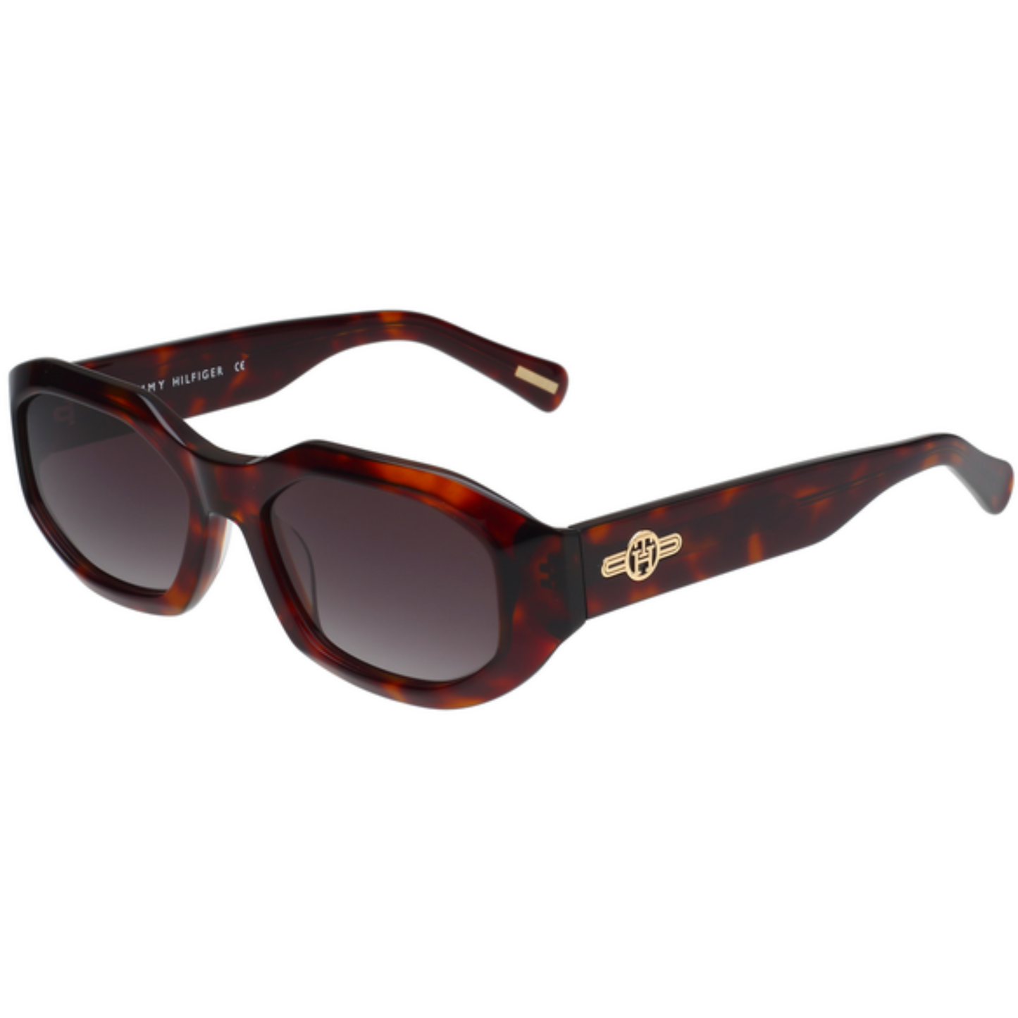 Tommy Hilfiger TH7205 women's rectangle acetate sunglasses featuring a lightweight full-rim frame with UV-protective lenses.