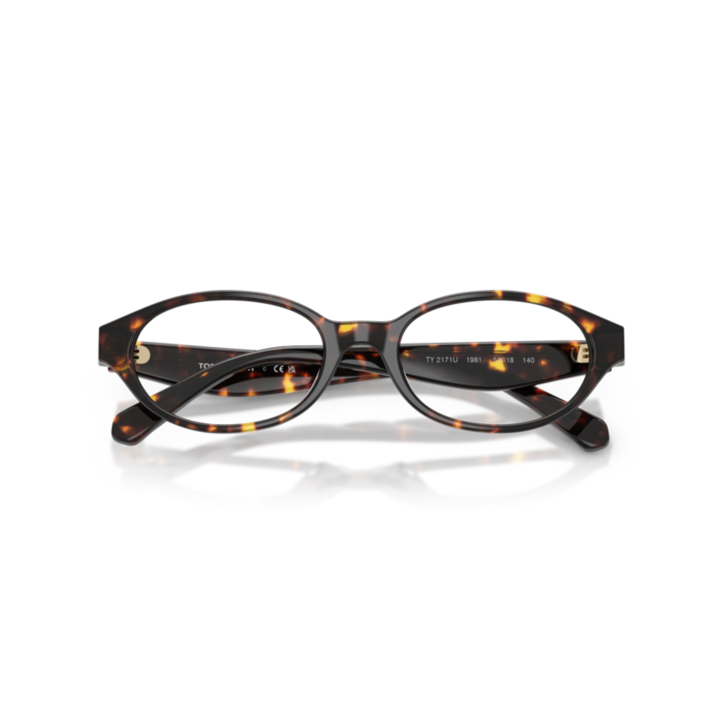 BrownTortoise1981 Tory Burch TY2171U women’s oval acetate eyeglasses in luxury full rim design