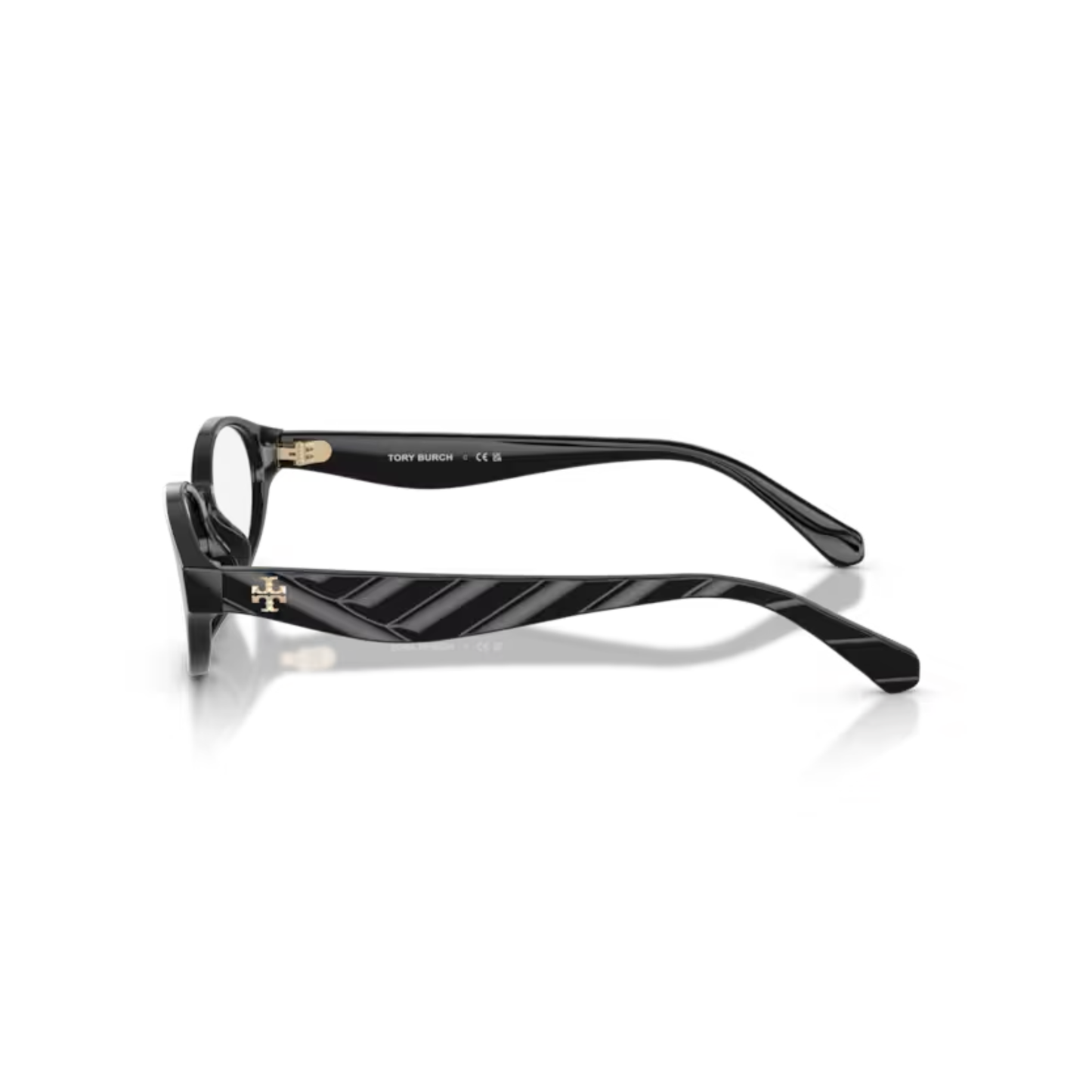 1709Black Tory Burch TY2171U women’s oval acetate eyeglasses in luxury full rim design