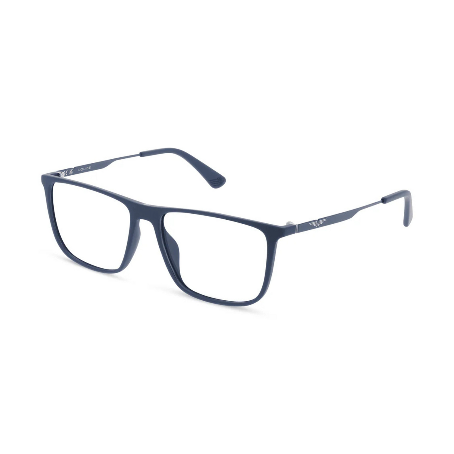 UPLP09K Clip-On unisex optical frame with detachable UV-protected sunglasses clip