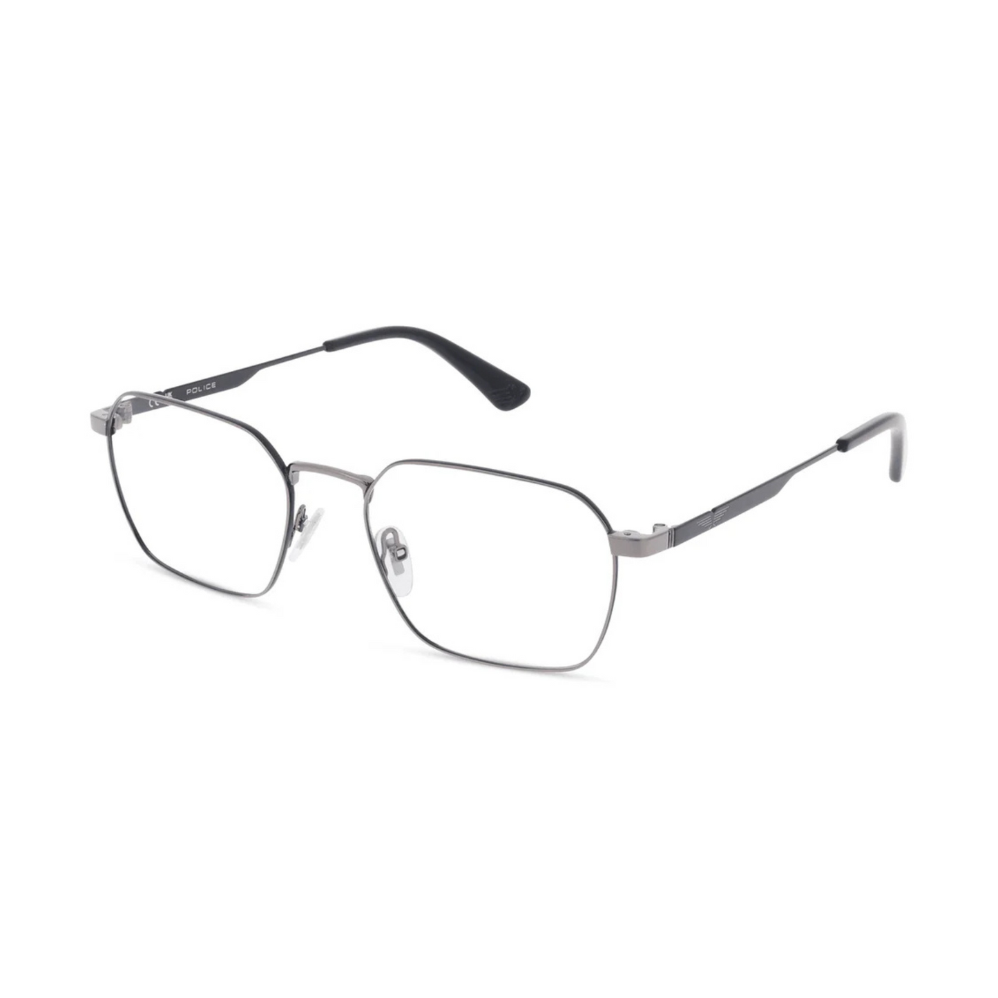 UPLP10K Clip-On unisex optical frame with detachable UV-protected sunglasses clip