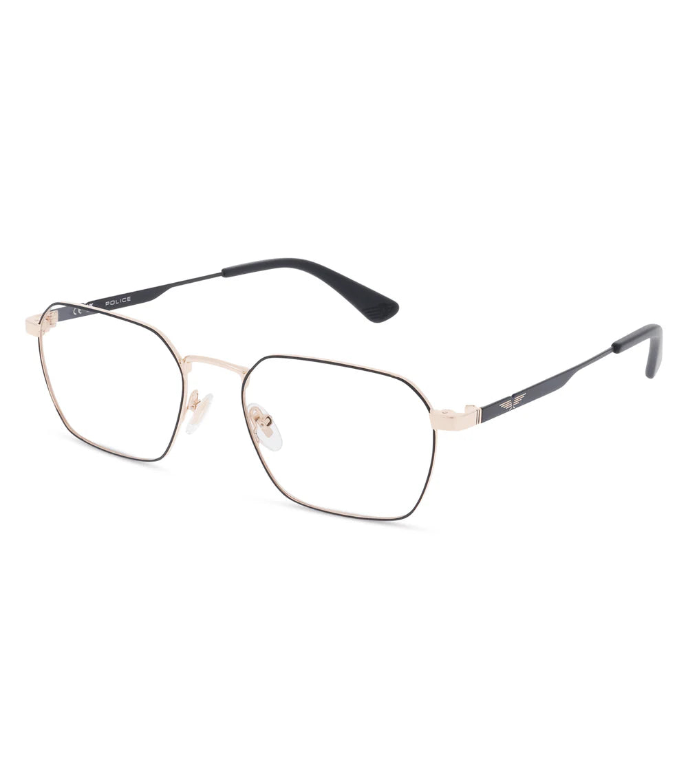 UPLP10K Clip-On unisex optical frame with detachable UV-protected sunglasses clip