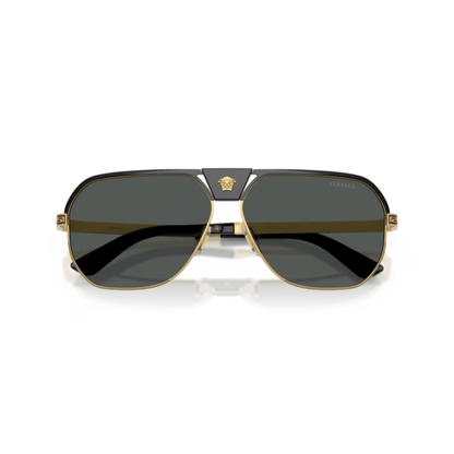 Black100287 Versace men aviator sunglasses
