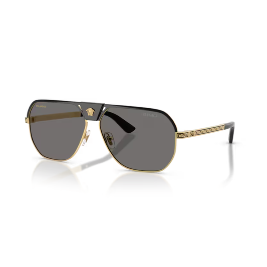 Black100281 Versace men aviator sunglasses